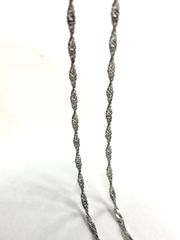 輝く　プラチナ　チェーンネックレス　新品　40cm  宝石店ストック　ネックレス　プラチナチェーン