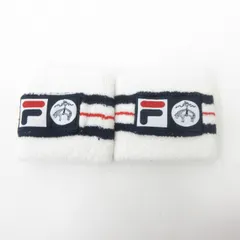 フィラ FILA ×Brooks Brothers ブルックス ブラザーズ 美品 ロゴ リストバンド 白 ホワイト マルチカラーのサムネイル