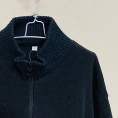【超希少】Y2K DEADSTOCK 90’s - 00’s OLD UNIQLO Fleece Knit Rib Jacket【LO000004】