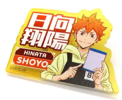 【中古】バッジ・ビンズ 日向翔陽 「劇場版ハイキュー!! ゴミ捨て場の決戦×TOWER RECORDS CAFE アクリルネームバッジコレクション」