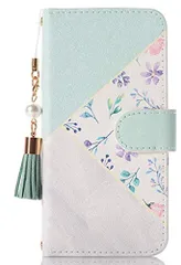 【迅速発送】Xperia 10 II ケース SO-41A / SOV43 専用 ケース カバー エクスぺリア 10 II SOV43 SO-41A カバー手帳型ケース可愛い花柄【COCOMO】 シルク カード収納 チャーム な タッセル ストラップ付き スタ