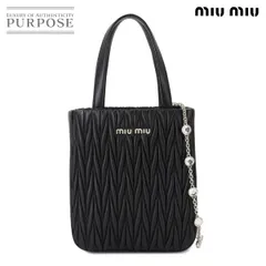 【希少モデル❗️】美品！vintage miumiu マテラッセハンドバッグ 新品 miumiu ミュウミュウ アルカディ マテラッセレザー ミニ