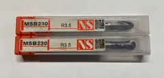 日進工具 NS  TOOL 超硬エンドミル　MSB230 R3.5   2本セット
