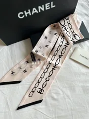 CHANEL ♡ スカーフ ヘアバンド ピンク