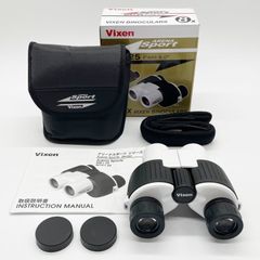 ■元箱付きのほぼ新品 Vixen ビクセン 双眼鏡 アリーナスポーツ M8×25 ホワイト