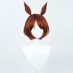 ウマ娘 プリティーダービー サクラローレル コスプレ ウィッグ 耳付き