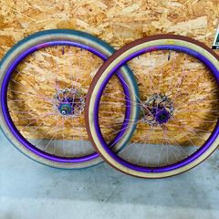 VELOCITY ヴェロシティ BLUNT SS リム HOPE PRO4 ハブ 手組み ホイール DISC QR 前後 アルミ チューブレスレディ 650B SURLY