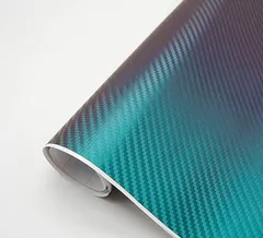 IlMondoMall 互換品 マジョーラ 3D カーボンシート カーボンステッカー 汎用 MAGIA AURORA 200x035cm(緑紫,  200x035cm)