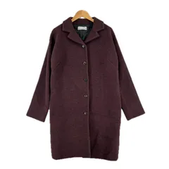 美品 DOLCE&GABBANA ドルチェアンドガッバーナ 無地 秋冬 AW チェスターコート ウール ボルドー レディース 42 コクーンシルエット【古着】【中古】【送料無料】のサムネイル