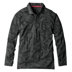 コーコス信岡 GLADIATOR MAXDRY エアーUV+ 軽量 長袖 ポロシャツ カモアーミー 4L G-1638 汗ジミ抑制 胸ポケット 袖ポケット 脇消臭 UVカット