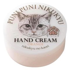 【フェリシモ猫部】 プニプニ肉球の香り ハンドクリーム (オレンジ) 50g べたつかない 人気 猫好き ギフト プレゼント かわいい 1