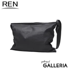 REN ショルダーバッグ メンズ レディース 大きめ レン 斜めがけ 軽量 ブランド 革 本革 レザー やぎ革 A4 B4 斜めがけバッグ 大人 ファスナー BARE ベアー zipスクエアショルダーM 1-11-30652のサムネイル
