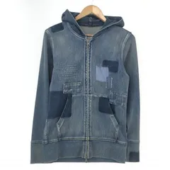 【中古】RESOUND CLOTHING デニムフルジップフーディ 2 ブルー リサウンドクロージング[10]