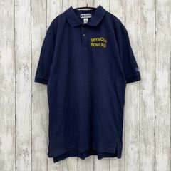 ☆ Russell Athletic ☆ ラッセルアスレティック ポロシャツ ロング丈 ネイビー Lサイズ