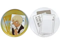 【中古】バッジ・ビンズ 安室透 「名探偵コナン・ワールド 2024 缶バッジコレクション(カバー付き)」 ユニバーサル・スタジオ・ジャパン2024限定