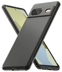 【在庫セール】【Ringke】Google Pixel 7 ケース FUSION TPU+PC 黄ばみにくい 耐黄変 落下防止 耐衝撃 米軍MIL規格取得 スマホケース スマホカバー ピクセル 7 (ストラップホールあり) - Matte Smoke Blac