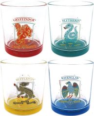 [중고] 글라스 전 4종 세트 칼라 하단 글라스 [이치반 복권 WIZARDING WORLD] D상