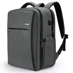 [HOMIEE] ビジネスリュック メンズ 大容量 リュックサック バックパック 15.6インチPC A4 バック 2WAY 大容量 USBケーブル付き カバン 防水 盗難防止 多機能 耐衝撃 多ポケット 通勤 通学 高校生 出張 旅行 男女兼用(ダークグ 0