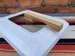 焼き上手さんα・β用木製グリップ　シナ積層合板　ワトコオイルナチュラル仕上