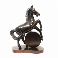 金 馬の置物 ゴールド チャンピオンシップAQHA 1998世界選手権乗馬