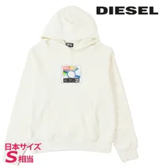 新品・未使用 ディーゼル DIESEL [Sサイズ相当] プルオーバースウェットパーカー メンズ フォトプリント デジタルプリント 長袖 S-GINN-HOOD-E6