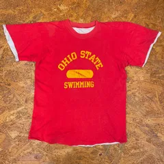 USA製 ヴィンテージ リバーシブル カレッジTシャツ 半袖 ショートスリーブ US古着 ビンテージ vintage ユーズド USED 古着 MADE IN USA
