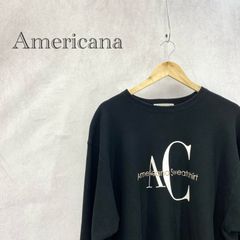AMERICANA FREA´S STORE 別注 AC スウェット トレーナー トップス 長袖 フリーサイズ ブラック  メンズ