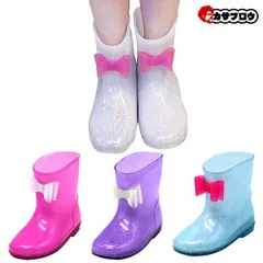 【当日出荷】 ユアーズアーミーワールド ベビーレインブーツ YAー679154 長靴 ショート リボン 女の子 プレゼント こどもの日 ピンク 19.0?