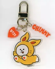 【中古】雑貨 CHIMMY(ジミン) RABBIT アクリルキーリング 「BT21」