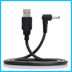 【在庫セール】DC 1.35mm x 5V 3.5 Aタイプオスから直角 電源プラグバレルコネクター 2.0 USB 90度充電ケーブル CY YC°