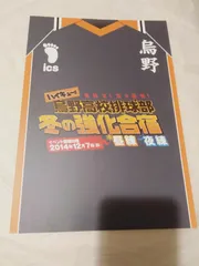 パンフレット】ハイキュー!! 烏野高校排球部　冬の強化合宿 昼練 夜練