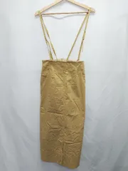 ◇ ◎ Θ Apuweiser-riche アプワイザー・リッシェ ロング丈 タイト スカート サイズ2 マスタード レディース E  【1506180012738】