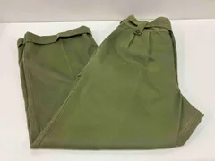 イギリス軍 1963年 ブリティッシュアーミーグルカトラウザー グルカパンツ ミリタリーパンツ ボタンフライ サイズ15 カーキ