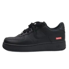 ナイキ NIKE × シュプリーム Supreme タグ付き AIR FORCE 1 LOW エアフォース1 スニーカー CU9225-001 ブラック US8 26cm ☆AA★