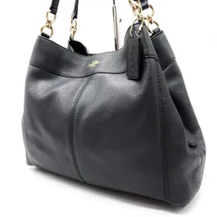 ✨良品✨ COACH コーチ ワンショルダーバッグ トートバッグ ハンドバッグ レザー 革 ブラック 黒色 ゴールド金具 大容量 メンズ レディース ユニセックス 男女兼用 27593