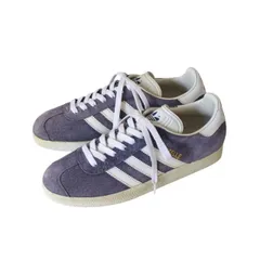 アディダス 90s スニーカー GAZELLE ガッツレー ガゼル スエード 中国製 ブルーグレー 27 （w-3520807）