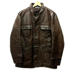 ヴィンテージ■BANANA REPUBLIC バナリパ オールド レザージャケット 革ジャン メンズ XLサイズ バナナリパブリック