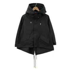 美品　THE RERACS ザリラクス　ショートモッズコート ブラック 　38 THE RERACS│ザ・リラクス / RERACS SHORT MODS COAT