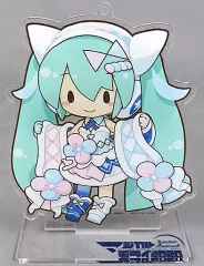 【中古】雑貨 初音ミク 特製アクリルキーホルダー 「初音ミク マジカルミライ 2020 Winter Festival」 ふわふわぬいぐるみ購入特典