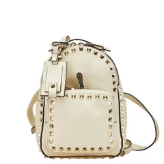 ヴァレンティノ スタッズ リュック バックパック ホワイト レザー レディース VALENTINO【1-0220065】のサムネイル