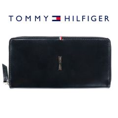 【新品】 トミーヒルフィガー 長財布 ウォレット 三つ折り 総柄 トリコロール 緊急値下げ【 Tommy Hilfiger 】 三つ折り 長財布 トリコロール