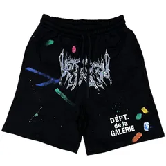 美品 GALLERY DEPT. メッシュロゴショーツ ブラック Lサイズ GALLERY DEPT. メンズ ショーツ通販 - FARFETCH