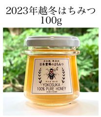 《NEW!》2023年越冬蜂蜜 横須賀（野比）産 無添加・非加熱 日本蜜蜂（ニホンミツバチ）の国産はちみつ 100g