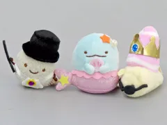 【中古】ぬいぐるみ とかげ＆ほこり＆にせつむり(人魚姫) てのりぬいぐるみセット 「映画 すみっコぐらし とびだす絵本とひみつのコ」