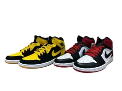 NIKE (ナイキ) AIR JORDAN 1 RETRO エア ジョーダン AJ1 OLD LOVE NEW LOVE つま黒 黒黄 スニーカー2足セット 316132-991 28cm US10 ホワイト ブラック イエロー メンズ/036