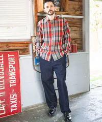 MR.OLIVE/RINSE WASH 12oz CRUNCH DEINIM / RELAX EASY PANTS　ミスターオリーブ/リンスウォッシュ12ozクランチデニム/リラックスイージーパンツのサムネイル