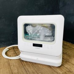 食器洗い乾燥機 【中古】動作保証 VIBMI ビブミ D4P-W ホワイト 食洗機 工事不要 タンク式 1-3人用 / 512808