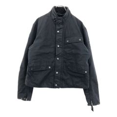 イタリア製 Belstaff ベルスタッフ モーターサイクルジャケット バイクウェア ブラック(メンズ 38)中古 古着 U7778のサムネイル