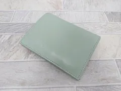 ◇ YAHKI ヤーキ 二つ折り 短財布 ウォレット ライトグリーン レディース P  【1406240021727】