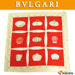 BVLGARI イタリア製 シルク スカーフ レッド 総柄 DAVIDE BVLGARI イタリア製 シルク スカーフ レッド 総柄 DAVIDE - メルカリ